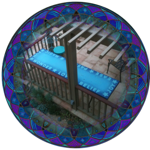 Arts and crafts area at Wild Woman Healing Retreat